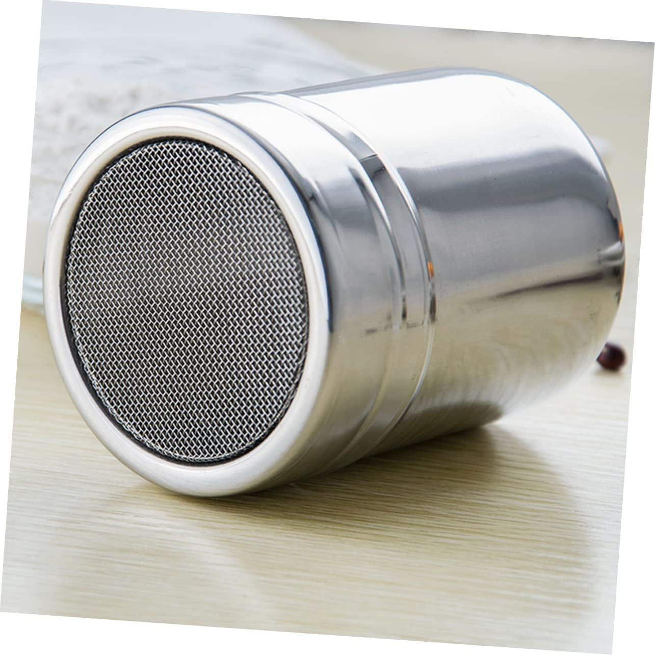 Seasoning Shaker Pepper Powder Dispenser 2.76X1.97X1.97 Inch Kitchen Cooking Sprinkler for Sugar Cocoa Flour with Moisture Blocking Cover image number 6