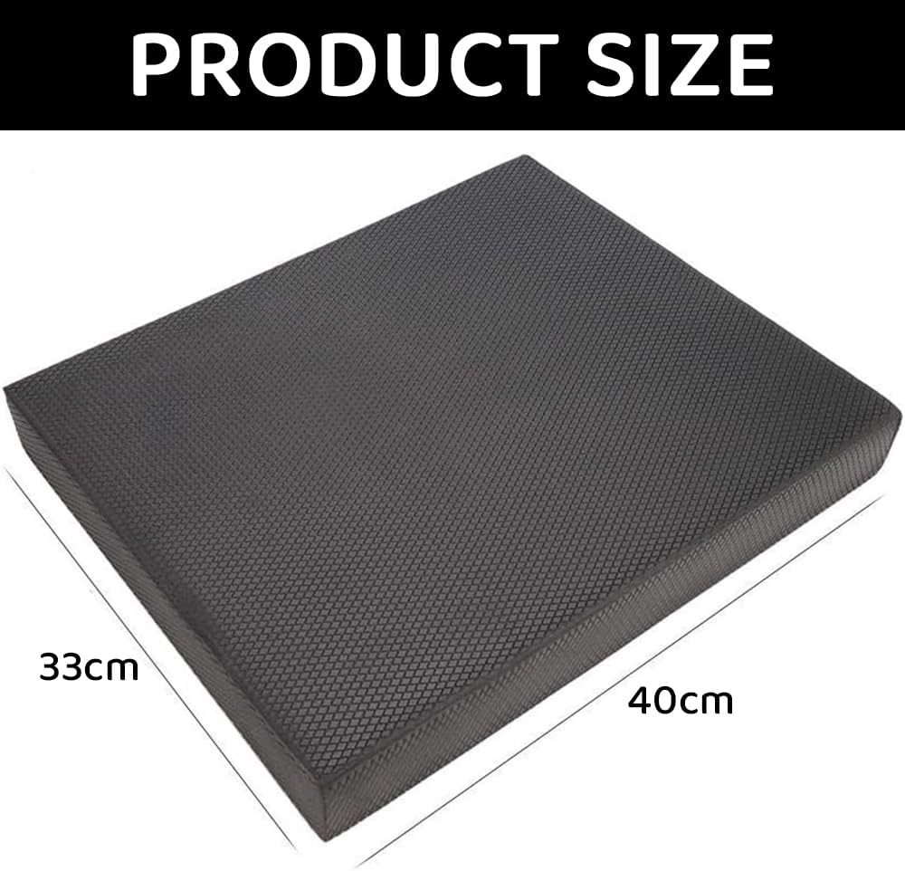 Extra Thick Exercise Balance Pad, Foam Yoga and Knee Pad, Non-Slip Core Stability Disc for Physical Therapy, Balance Workouts, Strength Training, and Floor Exercises image number 6