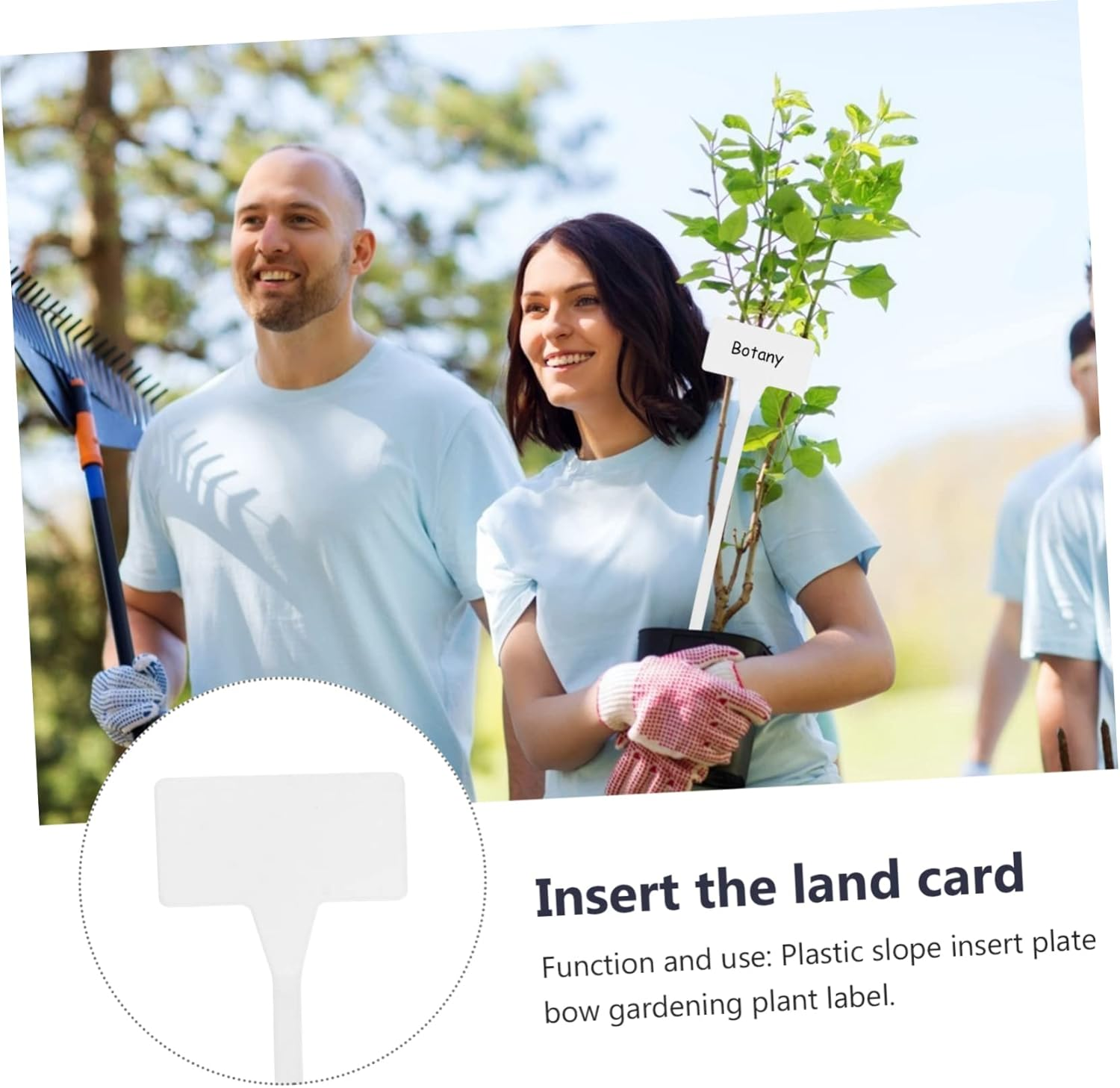 Plant Tags 10 Pack Garden Labels Gardening Accessories Tree Labels Plant Markers Decorative Garden Tags image number 2