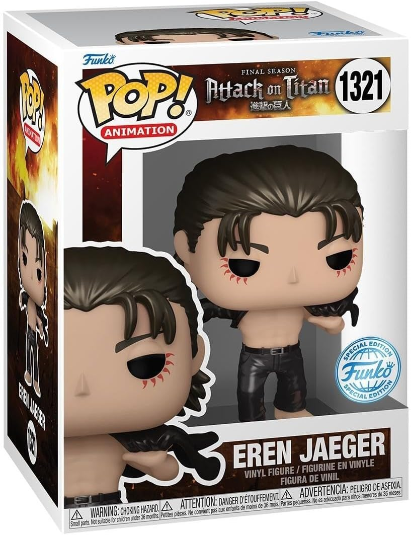 Attack on Titan - Eren Jeager US Exclusive Metallic Pop! Vinyl [RS] image number 6