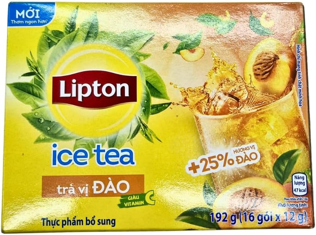 Lipton Peach Ice Tea 12G 16 Sachets image number 1