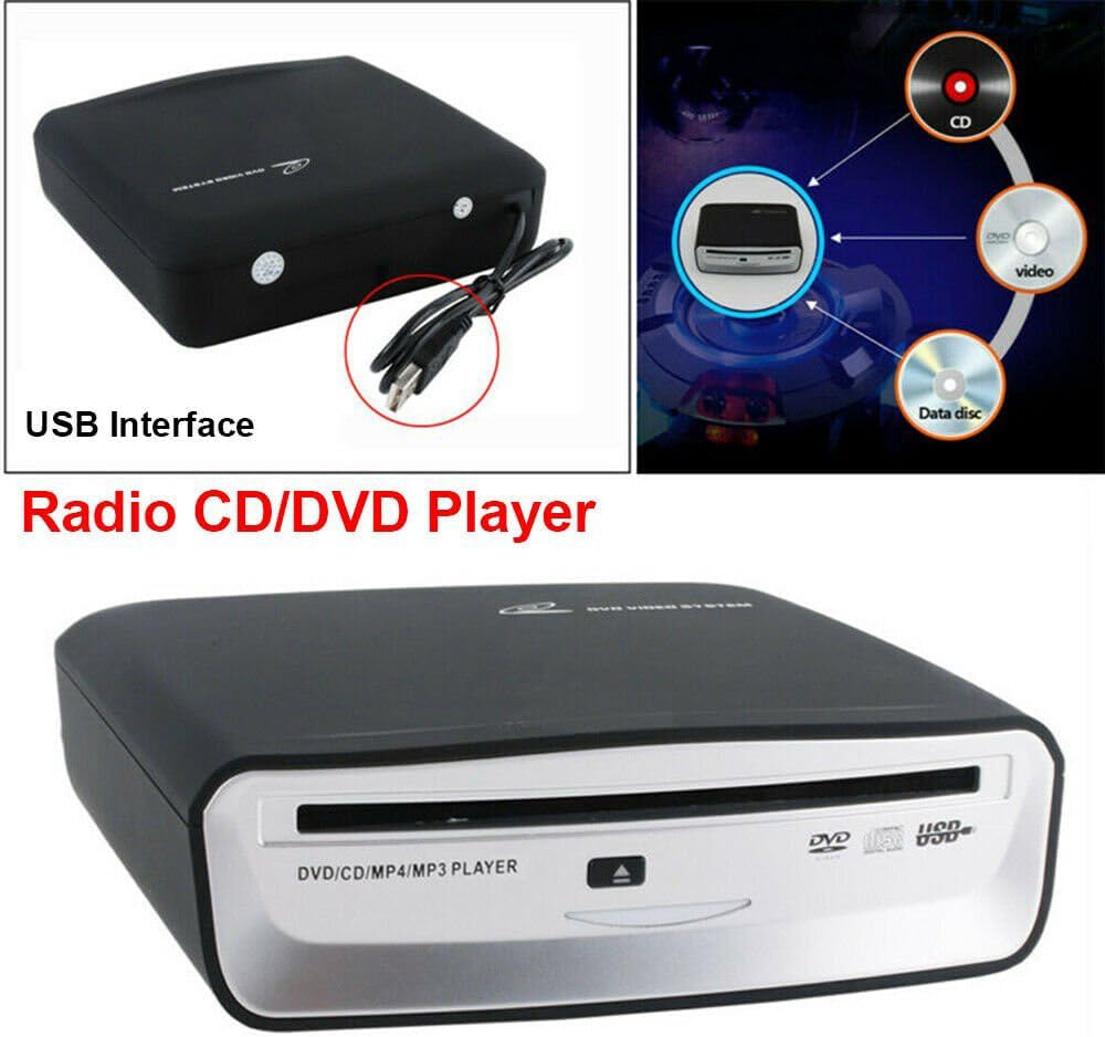 USB External Car Universal Connection Portable CD Player for Car Android Navigation/Tv/Laptops Desktops with USB Port Plug and Play (Android Version 4.4 and Above) image number 6