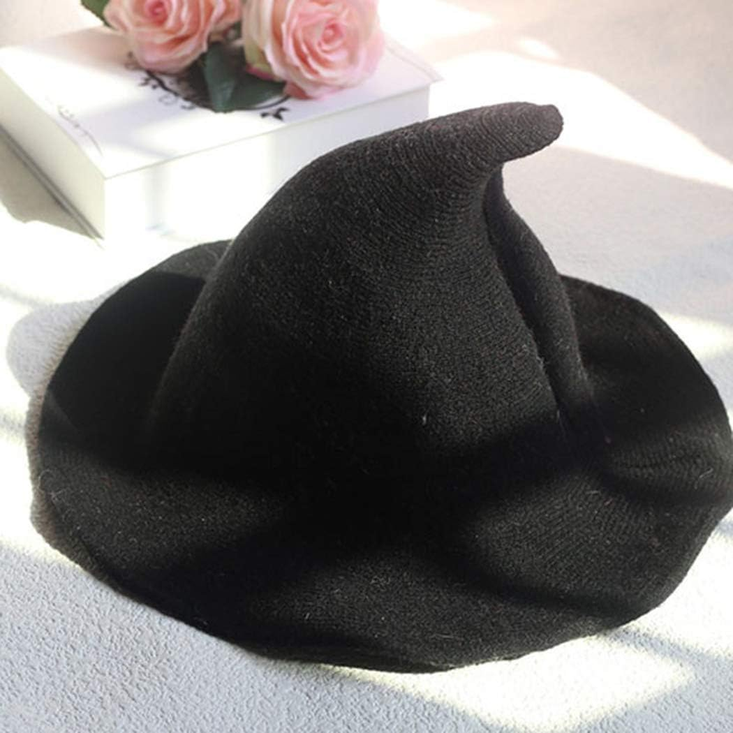 Foldable Wool Knit Witch Hat - Felt Material image number 6