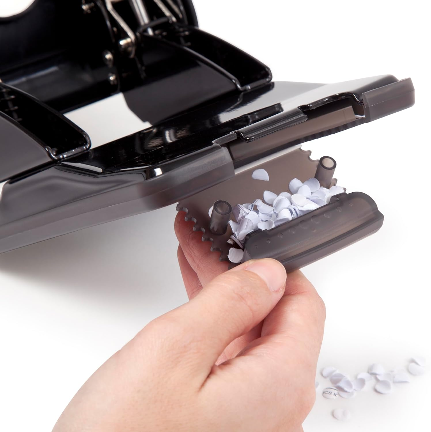 Rapesco 1233 X5-50Ps Less Effort Heavy Duty Hole Punch (50 Sheets) Black image number 4