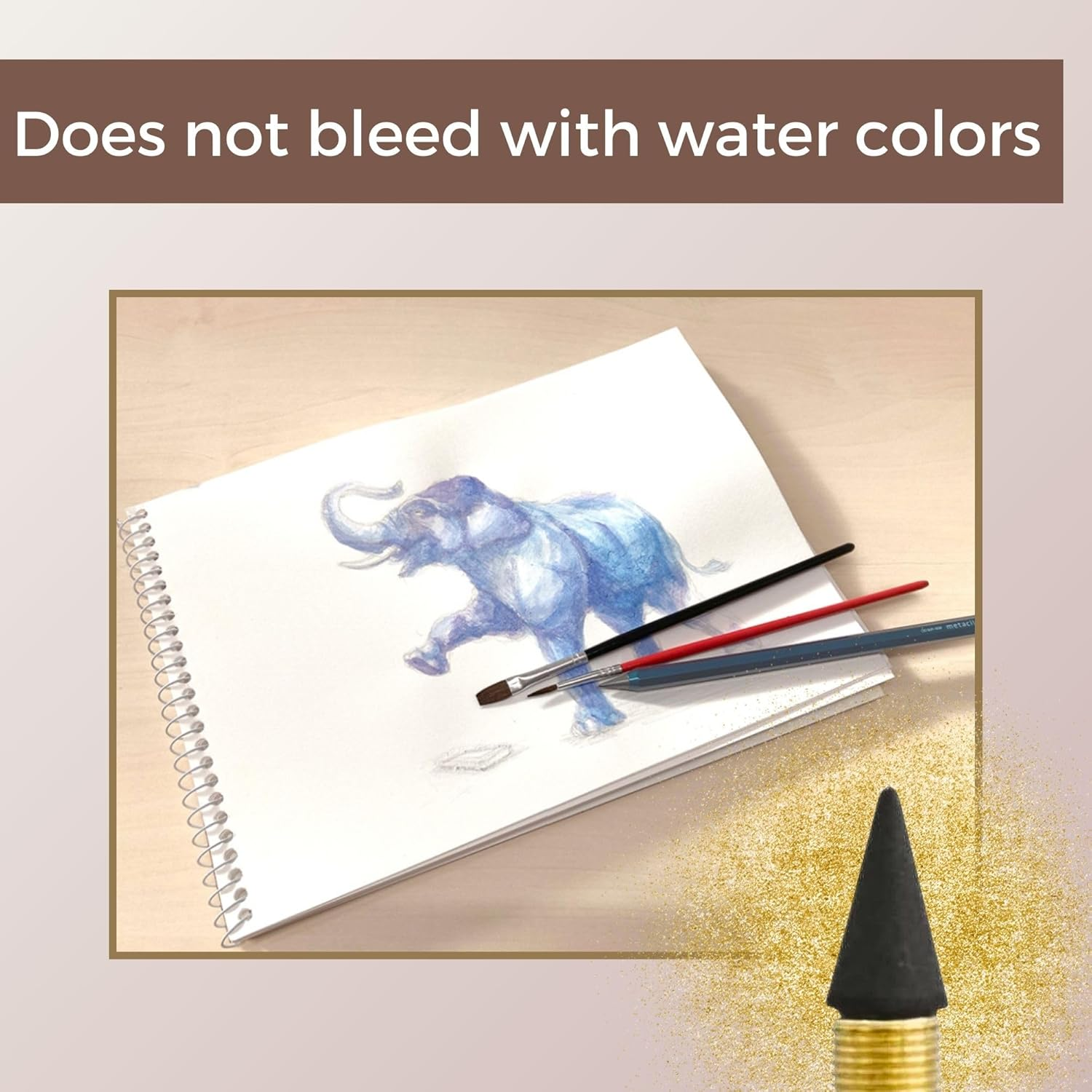 SUN-STAR Stationery S4453042 Metasil Refill, Fountain Style, Black Ink, Medium Point, Pencil Refill, 1 Piece