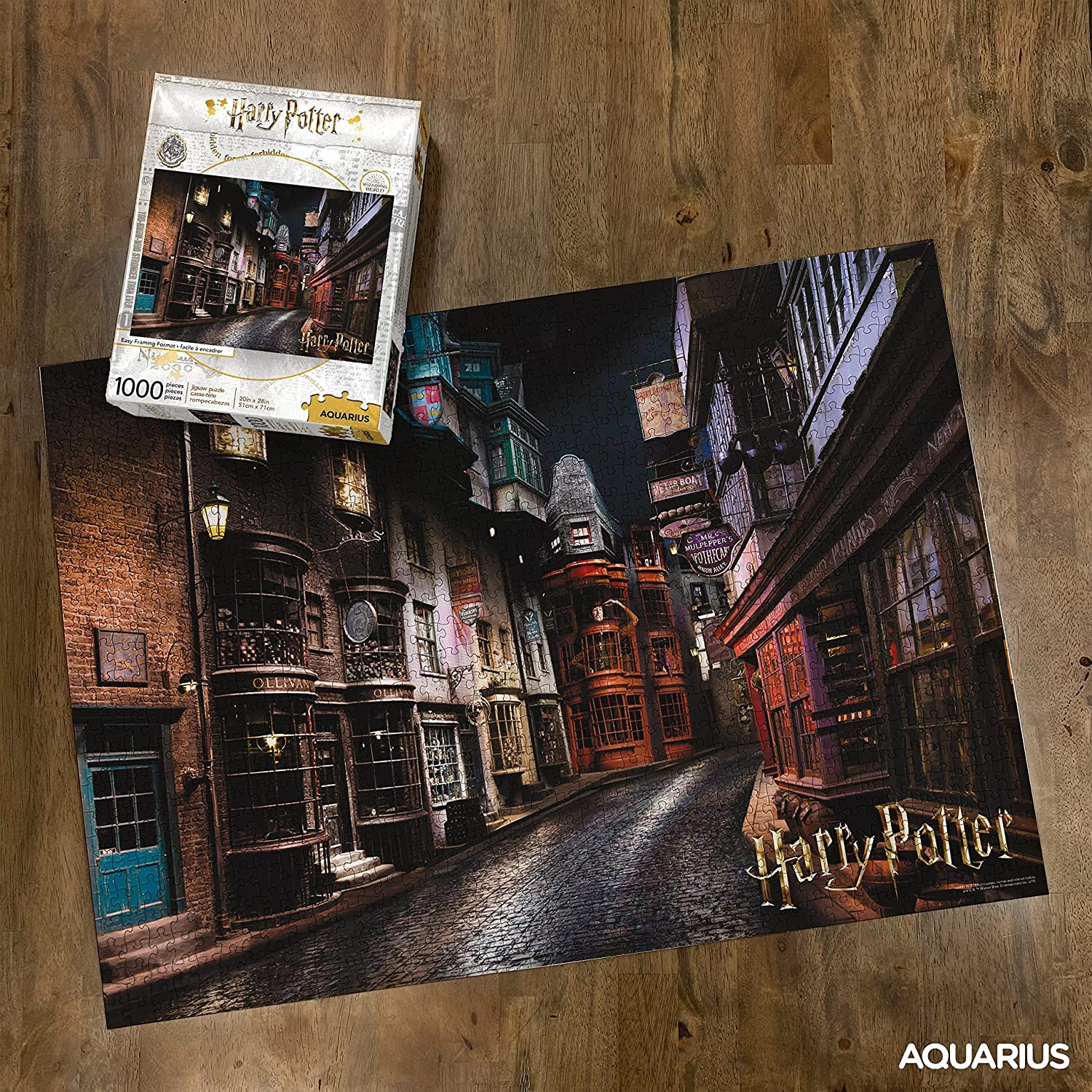 Aquarius Harry Potter Puzzle Diagon Alley Puzzle 1000-Pieces image number 4