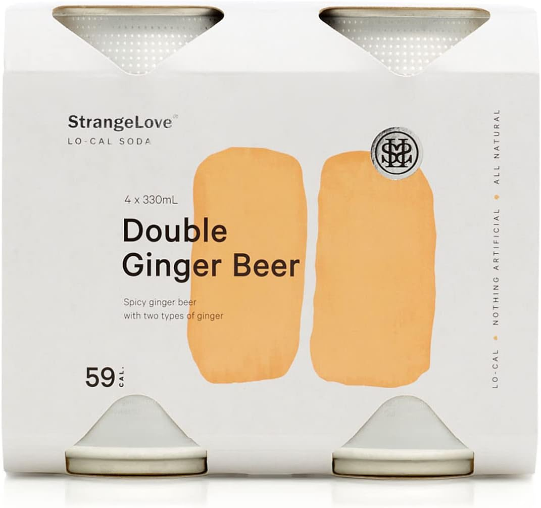 Strangelove Double Ginger Beer Lo-Cal Soda X 24 image number 0