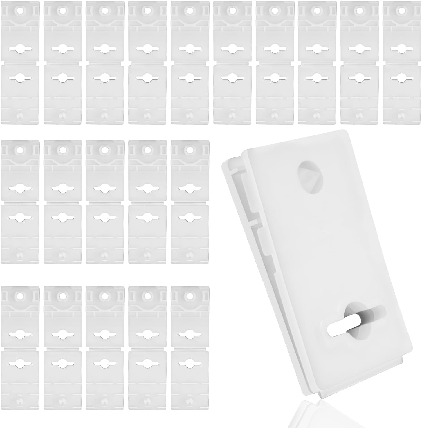 12Pcs Pool Cover Clips, 2.76X1.75 Inch Swimming Pool Covers Tarp Clip Ground Pool Solar Cover Clips Pool Cover Reel Clamps Accessories, Easy to Install & Dismantle image number 4