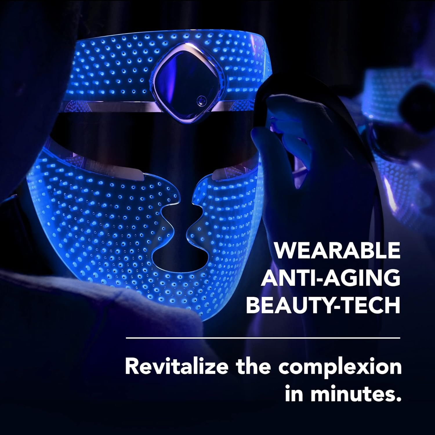 FAQ 201 Transparent Silicone LED Face Mask - Wearable - Wireless & Lightweight - anti Aging Skin Care image number 6