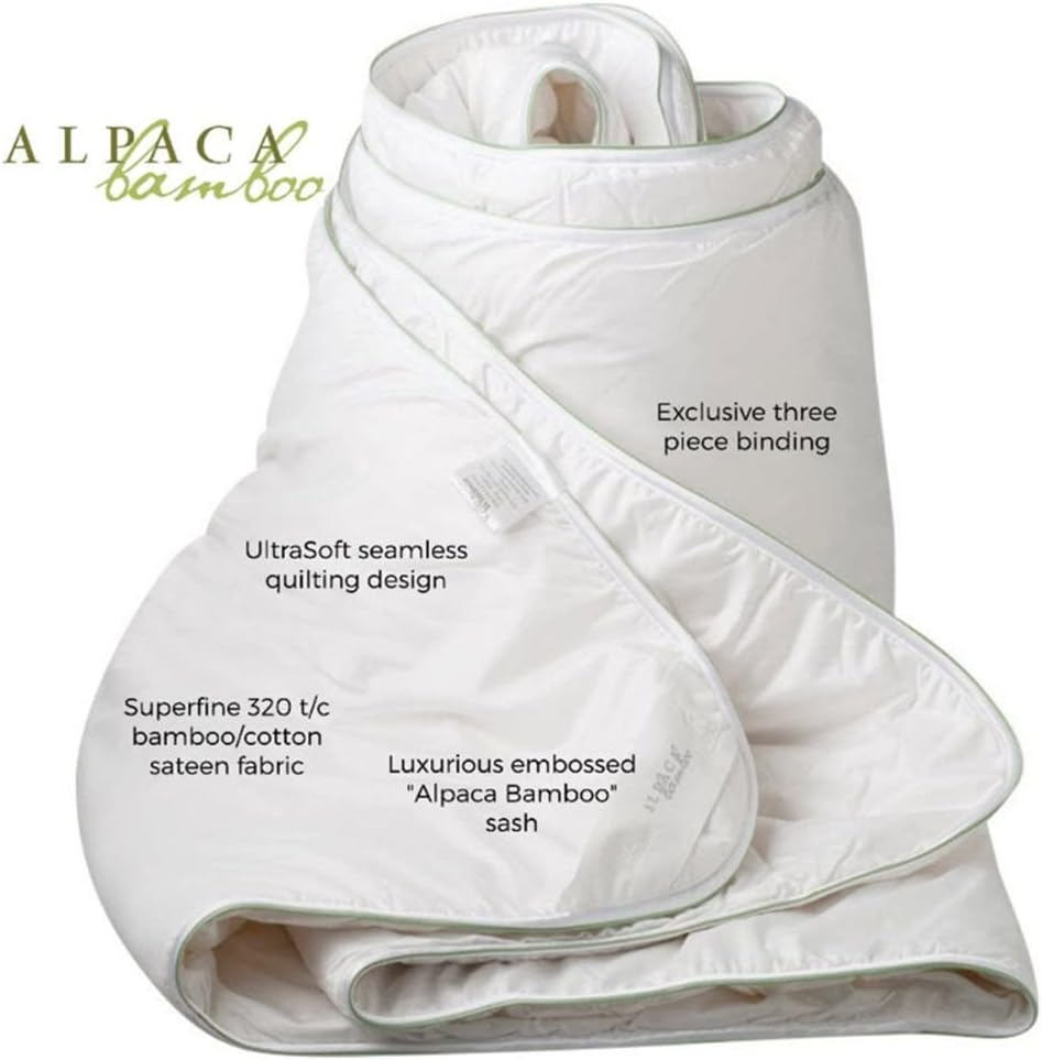 Kelly & Windsor Alpaca Bamboo His and Hers Quilt, Super King image number 5