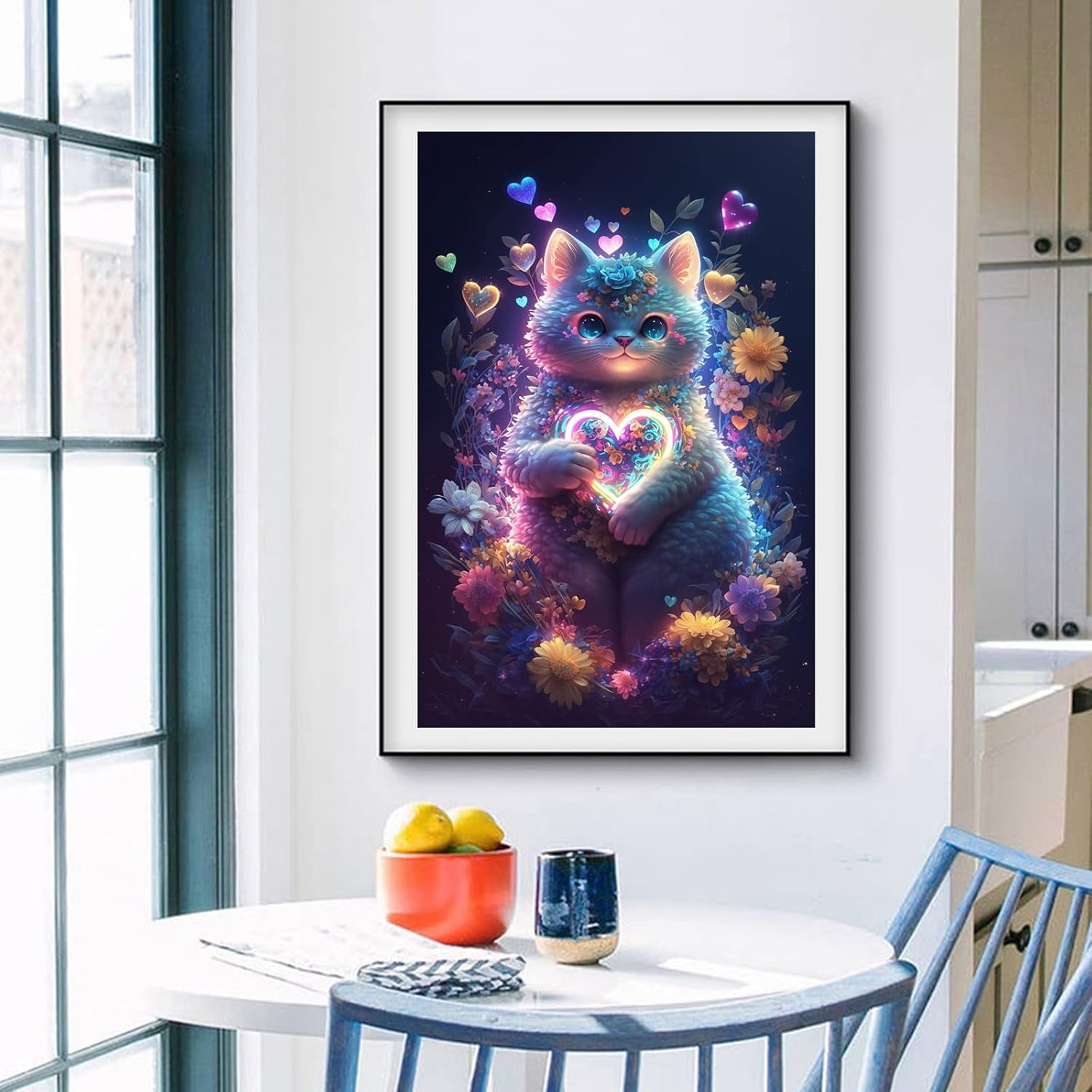 Full Drill Diamond Art Kits for Adults, 5D Diamond Painting Kits for Beginners, Gem Painting for Home Wall Decor, Canvas 40 X 30Cm. - Dp034 image number 3