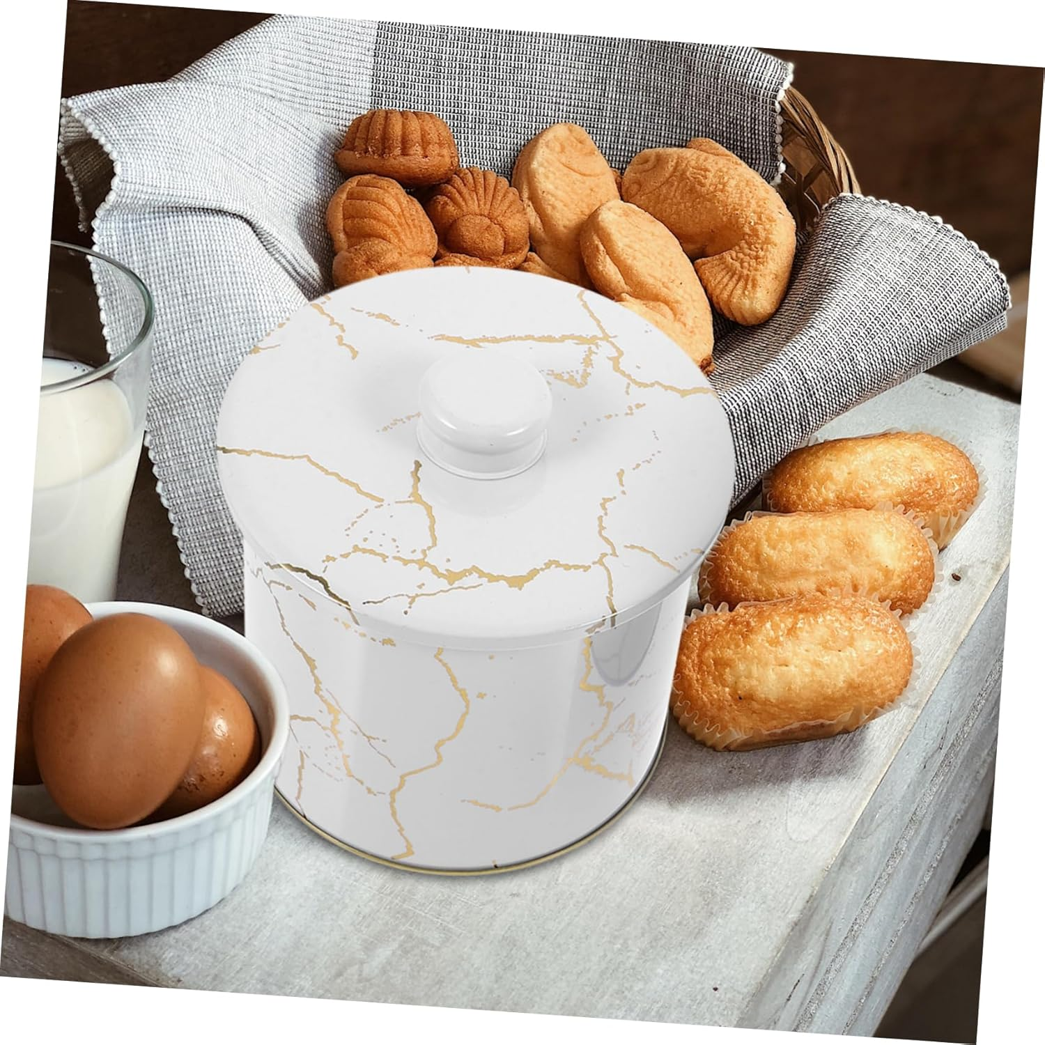 2Pcs Cake Packing Box Multi-Function Storage Case for Home Bakery Parties Lightweight Iron Design for Safe Transport Freshness for Desserts Baked Goods image number 3