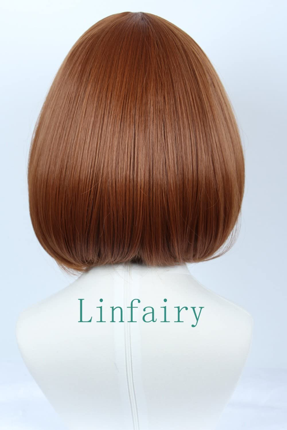 Linfairy Women'S Brown Cosplay Wig Halloween Costume Party Wig image number 2