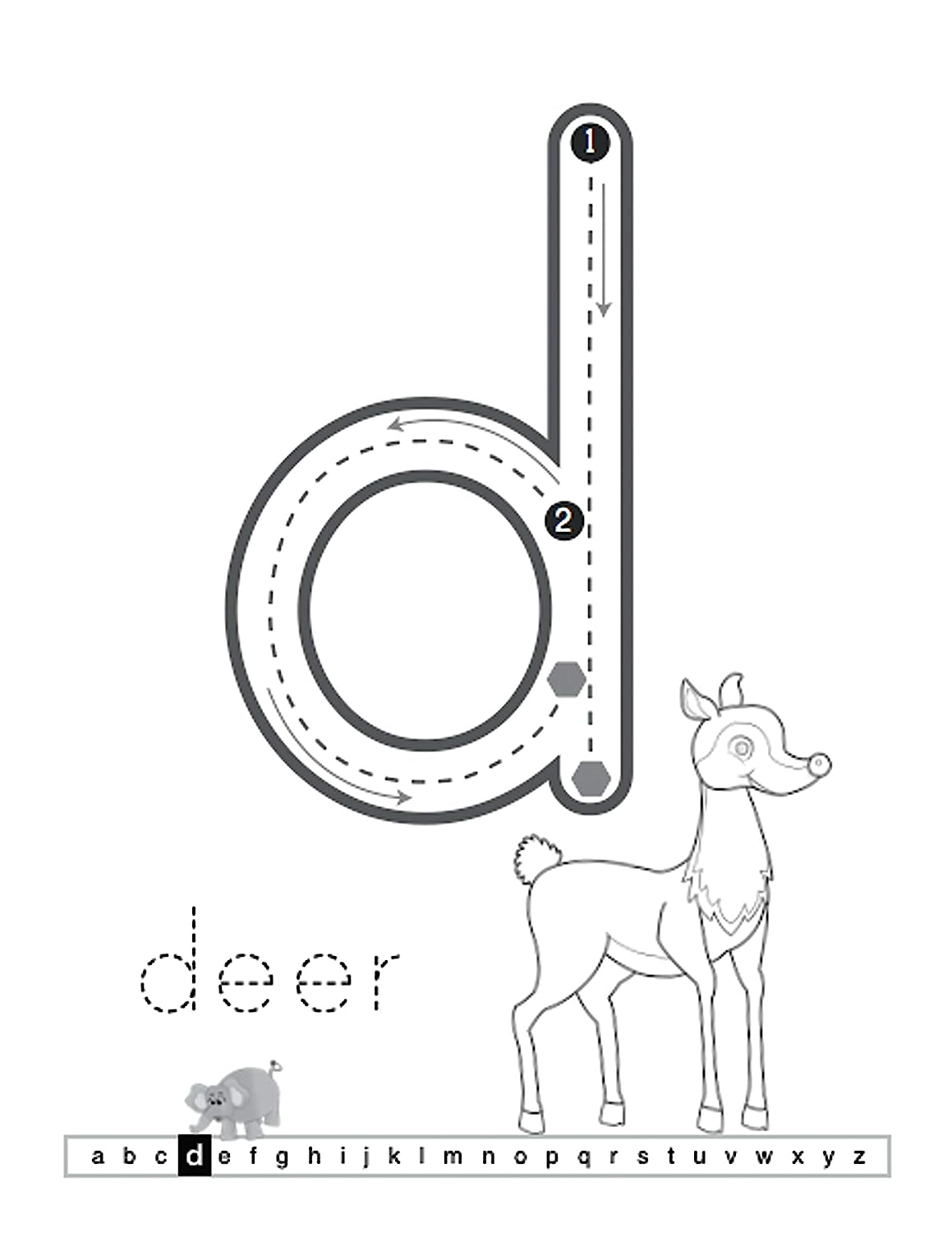 Tracing for Toddlers: First Learn to Write Workbook. Practice Line Tracing, Pen Control to Trace and Write ABC Letters, Numbers and Shapes image number 2