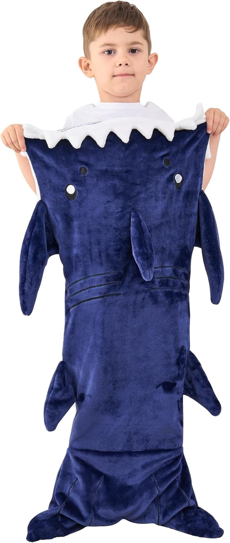 Kids Glow in the Dark Mermaid Tail Blanket - Unicorn Gifts for Girls, Soft Flannel Fleece with Rainbow Ombre Fish Scale Design, 100 X 43 Cm