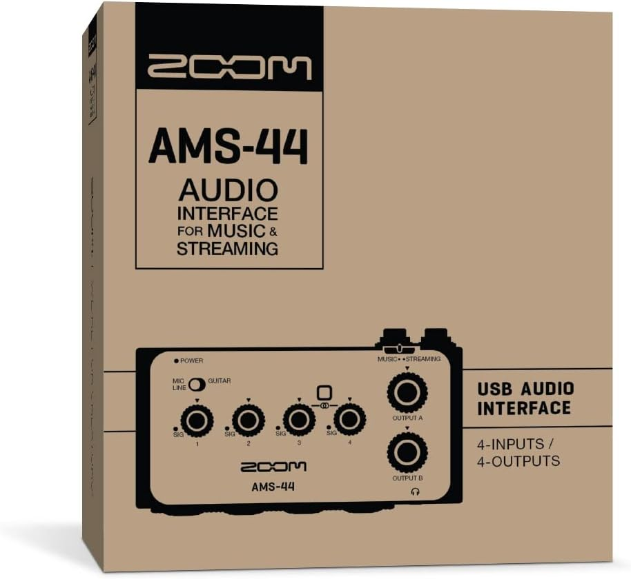 ZOOM AMS-44 Handy Audio Interface, Black