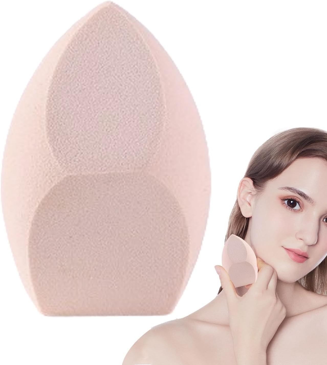 Foundation Sponge, Makeup Sponge for Foundation - Blender Sponge for Dry and Wet Use, Foundation Blending Sponge, Makeup Blender, Makeup Sponges, Cosmetic Sponge, Makeup Tool image number 6