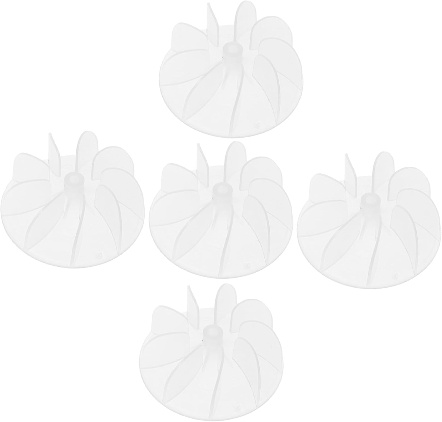 Healeved 5Pcs Heavy Duty Hair Dryer Fan Blades Replacement Plastic Parts for Hair Dryer Repair Suitable for Salon and Home Use image number 5