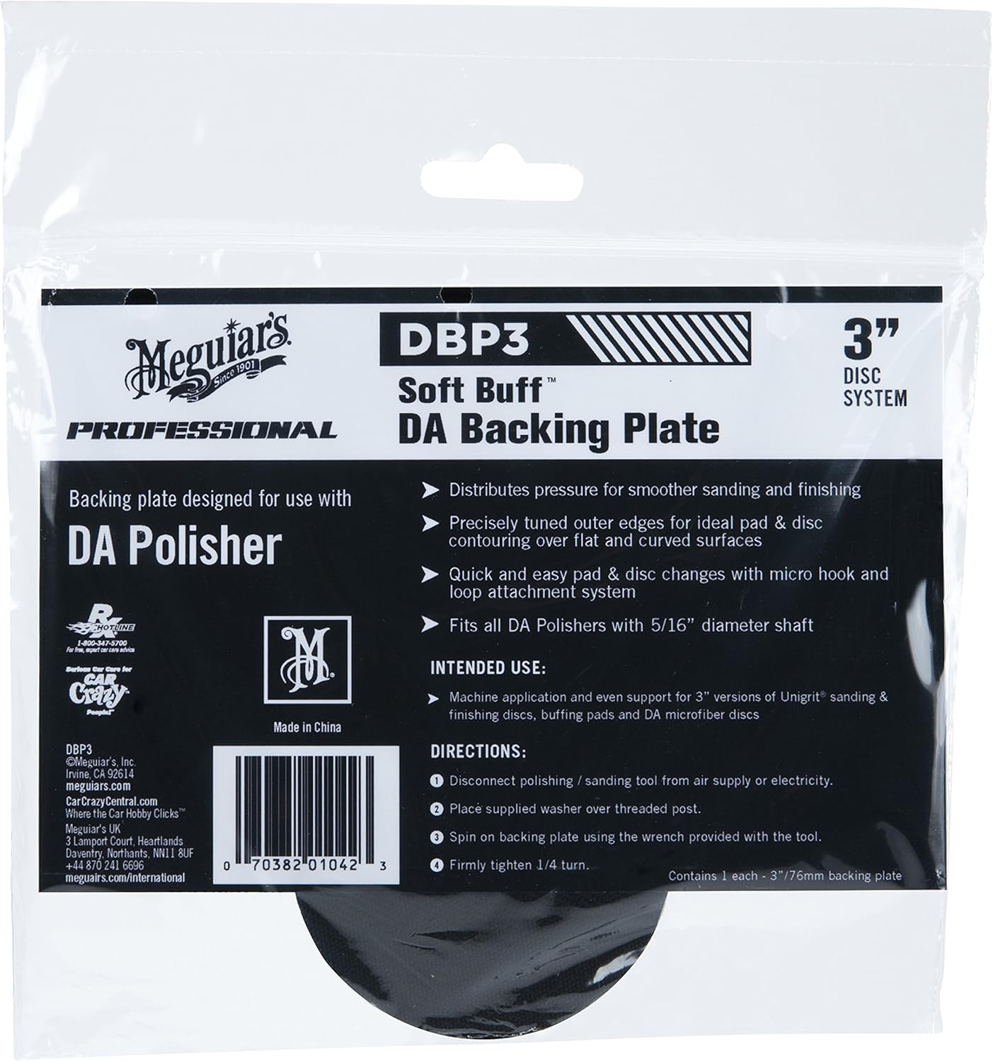 Meguiar'S DBP3 3" DA Backing Plate image number 1