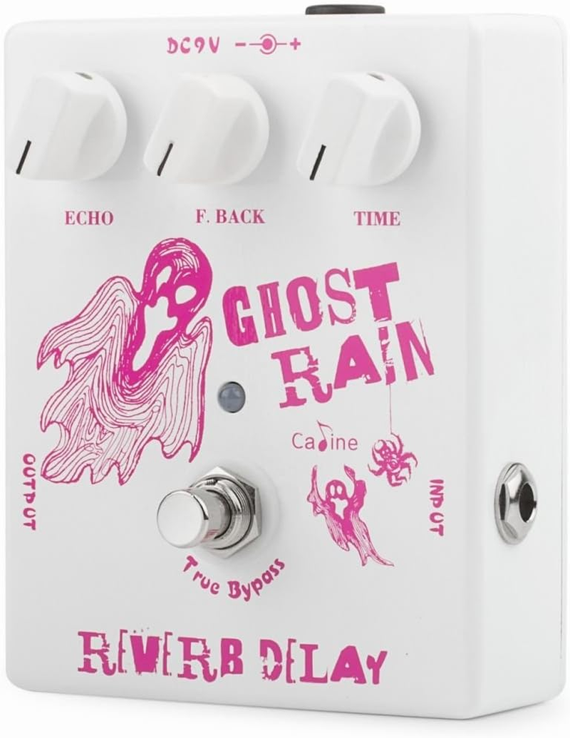 Caline CP-41 Reverb Echo Delay Guitar Effect Pedals True Bypass image number 1