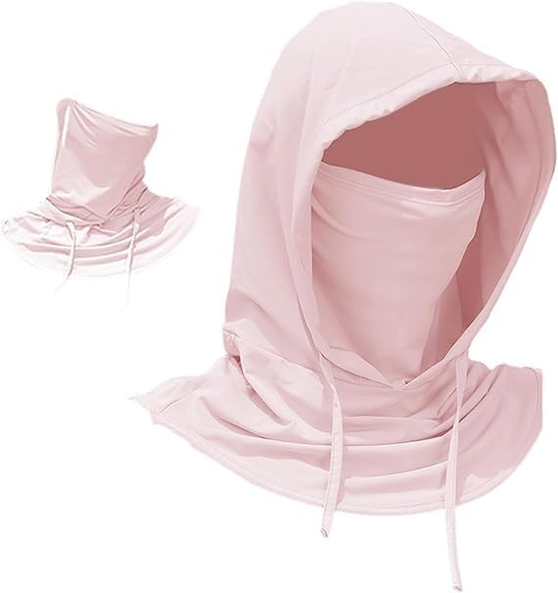 Cooling Balaclava Sun UV Protection Hood, Breathable Full Head Mask Face Cover for Men Women - Cycling Motorcycle Fishing Running Outdoor Sports Lightweight Adjustable Face Hood image number 4