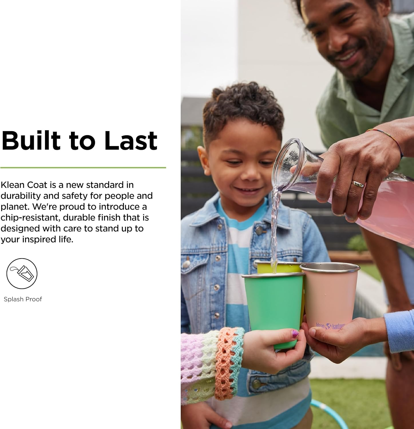 Klean Kanteen Kid'S Cup with Straw Lid, Spring Bud, 10 Oz (295 Ml) Capacity image number 1