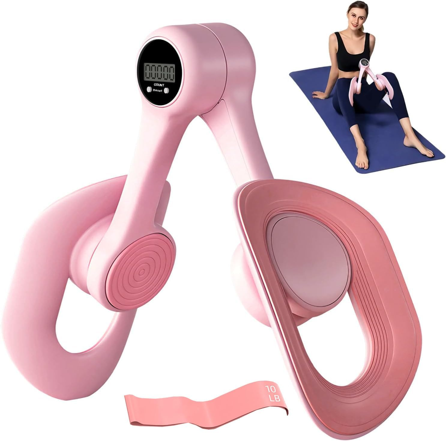 Kegel Exercise Trainer for Women - Pelvic Floor Exerciser with Smart Progress Tracking, Postpartum Recovery & Enhanced Resistance | Hip Toner for Weight Loss, Thigh Master Alternative image number 6