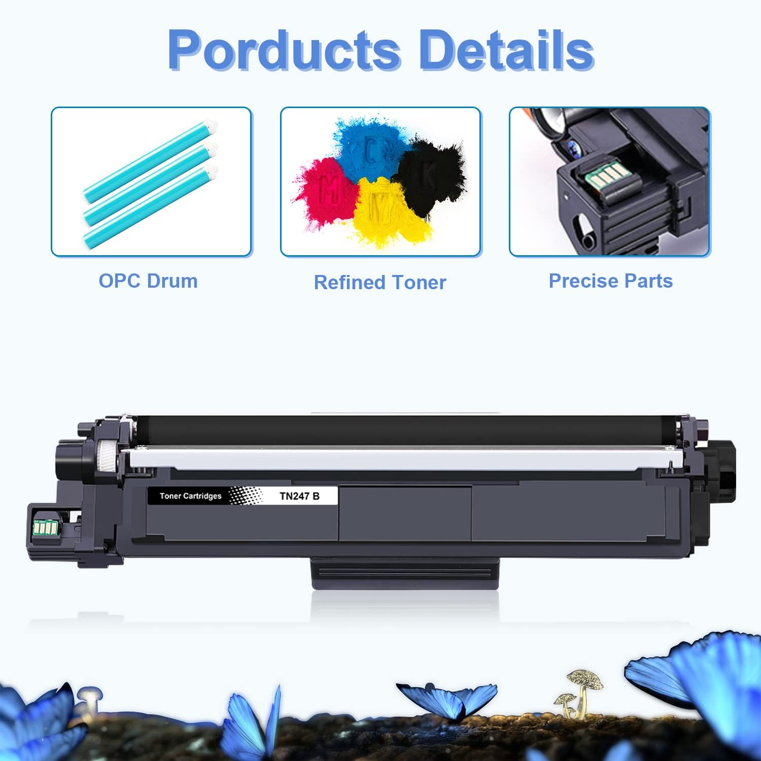LOSMANN 1 X Cyan Toner Compatible with Brother TN-247 TN-243 for Brother MFC-L3770CDW MFC-L3750CDW HL-L3230CDW HL-L3210CW MFC-L3710CW DCP-L3550CDW MFC-L3730CDN DCP-L3510CDW - L3277 0CDW DCP-L3517CDW - Magenta image number 7
