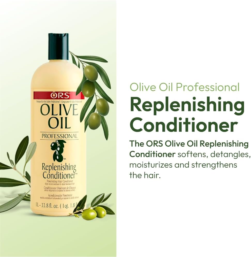 Organic Root Stimulator Olive Oil Professional Replenishing Conditioner, 33.8 Ounce image number 2