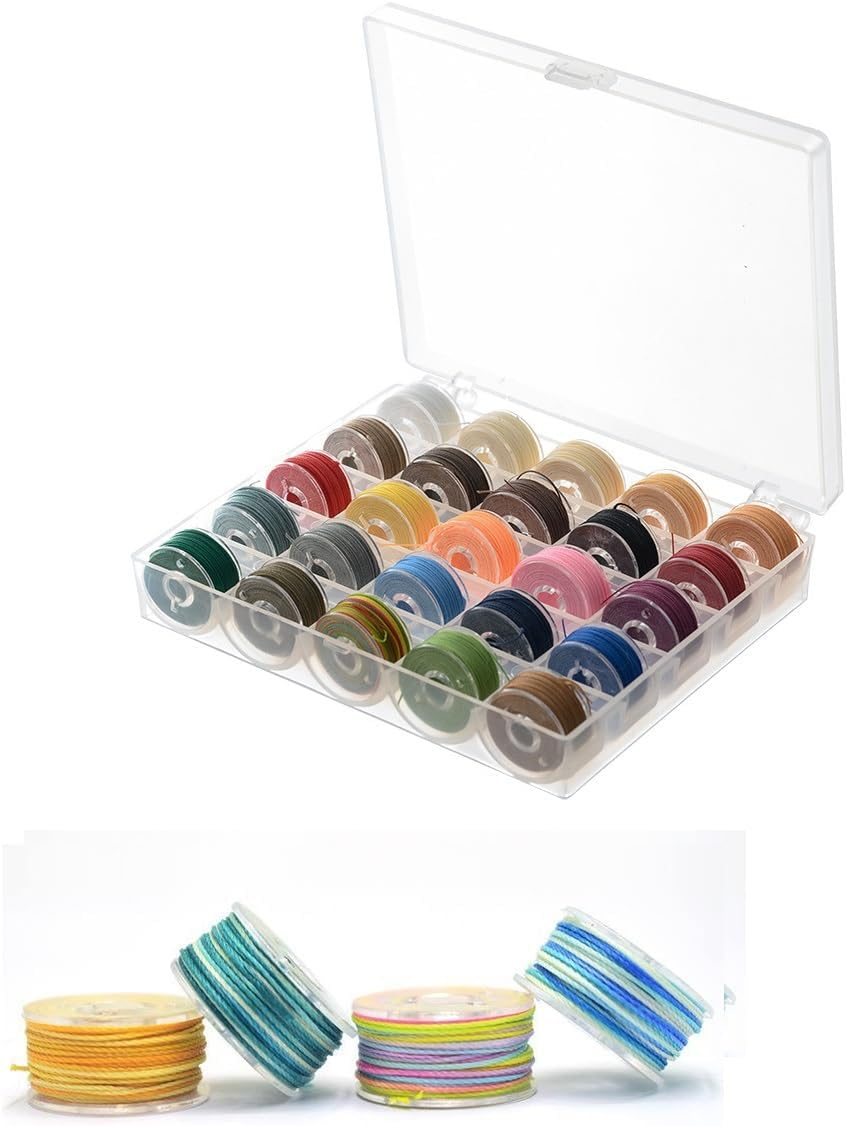 Waxed Cord for Jewelry Making, Waxed Thread 25 Colors 10M/Roll Macrame Bracelet Thread String Waxed Ropes for Jewelry Making DIY Craft (0.55Mm) image number 4