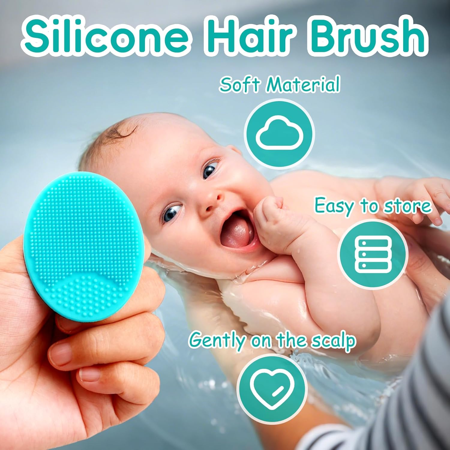 Baby Grooming Kit, Infant Safety Care Set with Hair Brush Comb Nail Clipper Nasal Aspirator Ear Cleaner,Baby Essentials Kit for Newborn Girls Boys image number 6