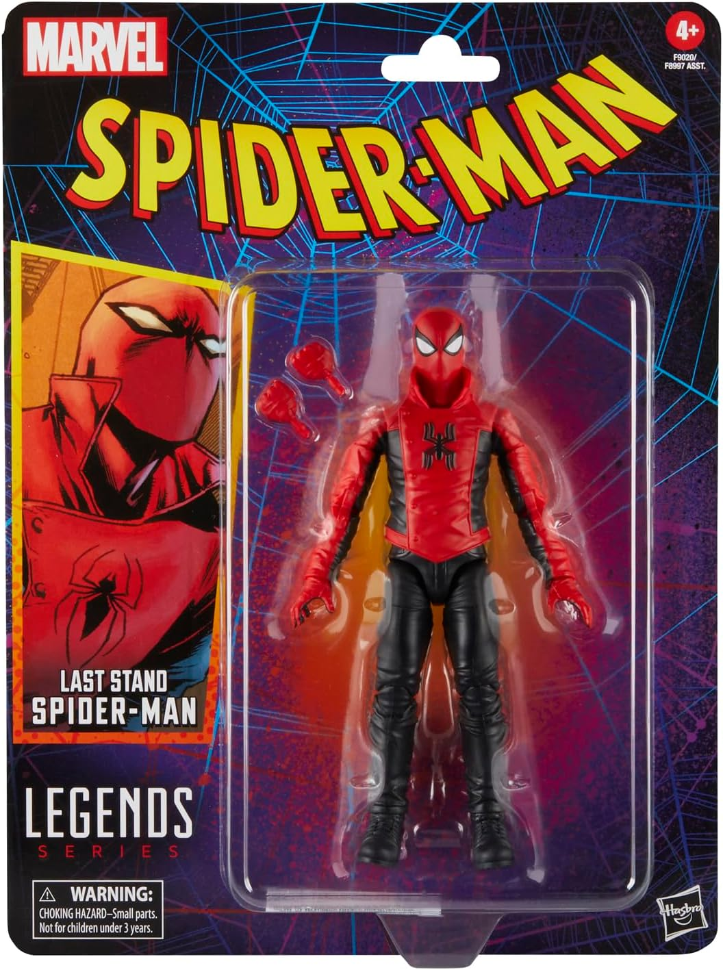 Spider-Man Marvel Legends Series Last Stand Spider-Man, Comics Collectible 6-Inch Action Figure - Blue image number 3