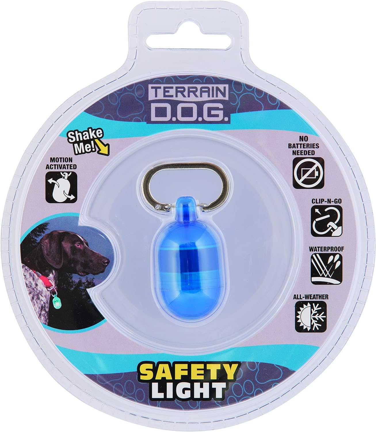 Terrain Dog Collar Light - Waterproof, Motion Activated image number 1