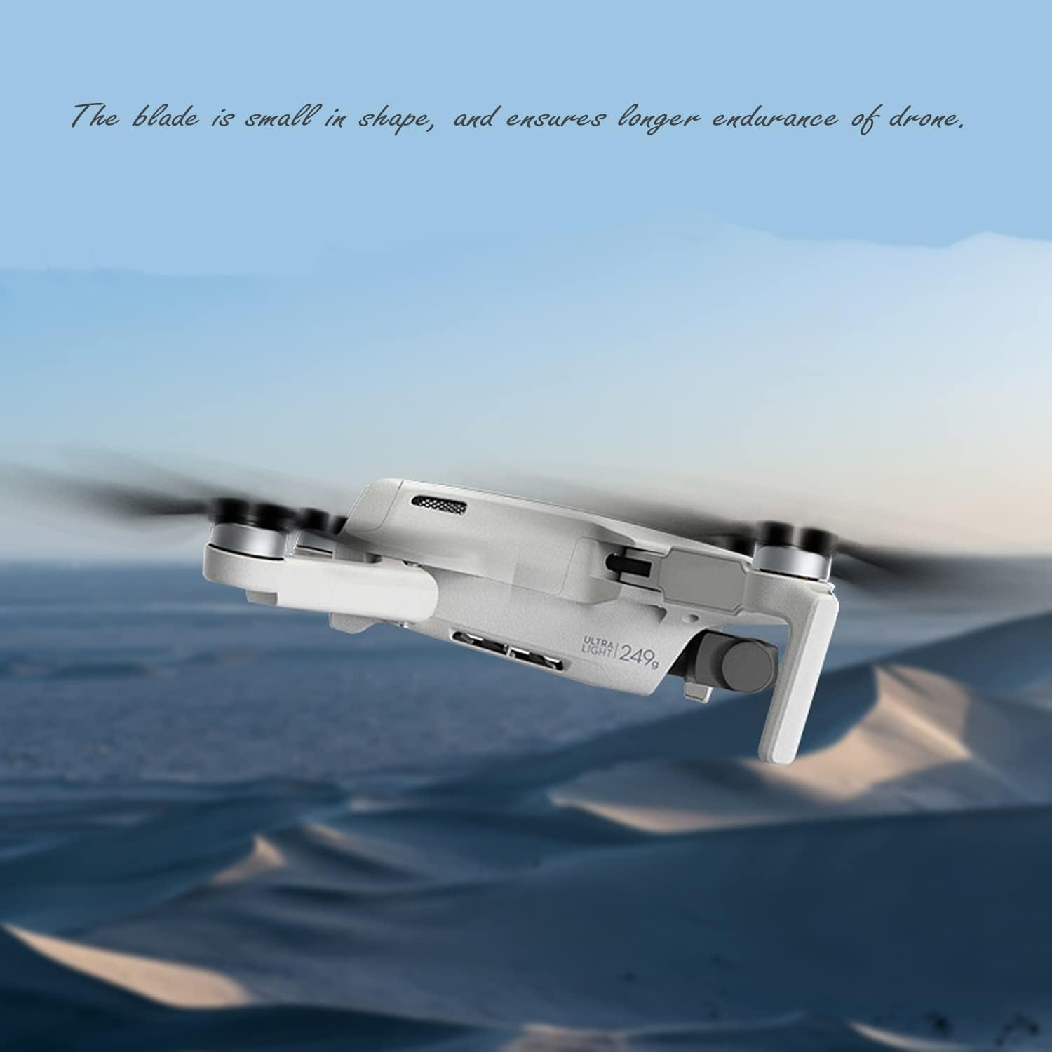 24 PCS Mavic Mini 2 Propellers Replacement Blades, Mavic Mini 2 Propellers Compatible with DJI Mini 2/Mini Se Drone Replacement Low-Noise and Quick-Release Blades Props Accessories (Orange Tip) image number 5