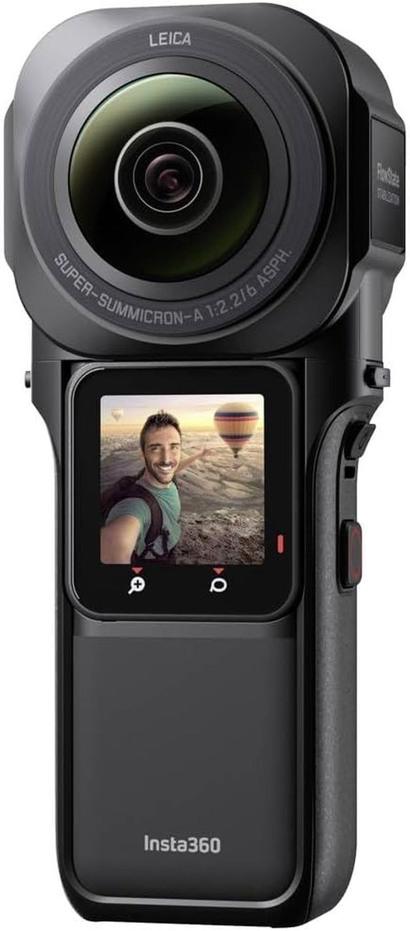 Insta360 One RS 1-Inch 360 Edition Action Camera Co-Engineered with Leica, 6K 360 Camera with Dual 1-Inch Sensors, Stabilization, 21MP Photo, Superb Low Light, AI Editing (CINRSGP/D)