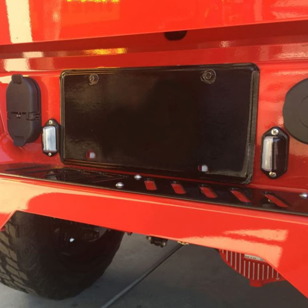 6 LED License Number Plate Light Lamps for Truck SUV Trailer Lorry 12/24V image number 2