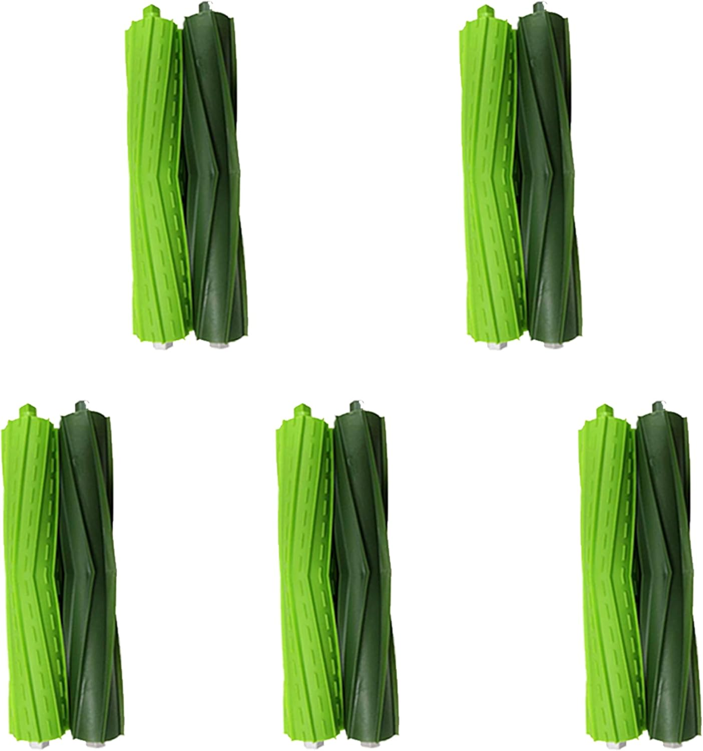 Dual Multi-Surface Rubber Roller Brushes Parts for Irobot Roomba I & E Series I7 plus I7+ E5 E6 Vacuum Accessories