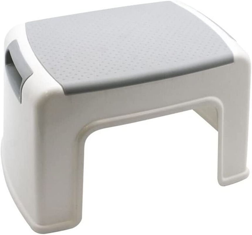 Box Sweden H21Cm Multi-Purpose Adults/Kids Plastic Single Step Stool Ladder Grey