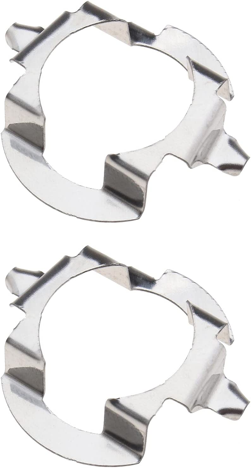 SING F LTD 2Pcs H7 LED Headlight Bulb Retainers Holder Adapter Compatible with Jetta Compatible with Benz image number 4