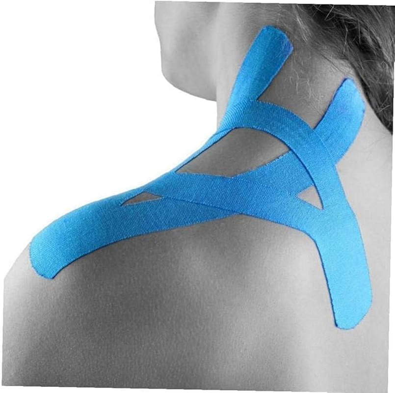 Athletic Sports Tape Elastic Kinesiology Tape, 3Pcs Athletic Sports Tape,Sport Trainers Waterproof Physio Sports Tape,Trainers Waterproof Physio Sports Tape for Shoulder, Muscle, Ankle