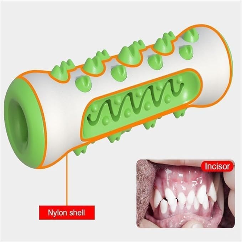 2024 Best Dog Chew Toothbrush, 360&deg; Dog Toothbrush Chew Toy, Pet Dog Chew Toys Teeth Cleaning Oral Toothbrush Rubber Bone, Molar Chew Provides a Deep Clean Teeth Puppy Dental Care, (3 PCS) image number 2
