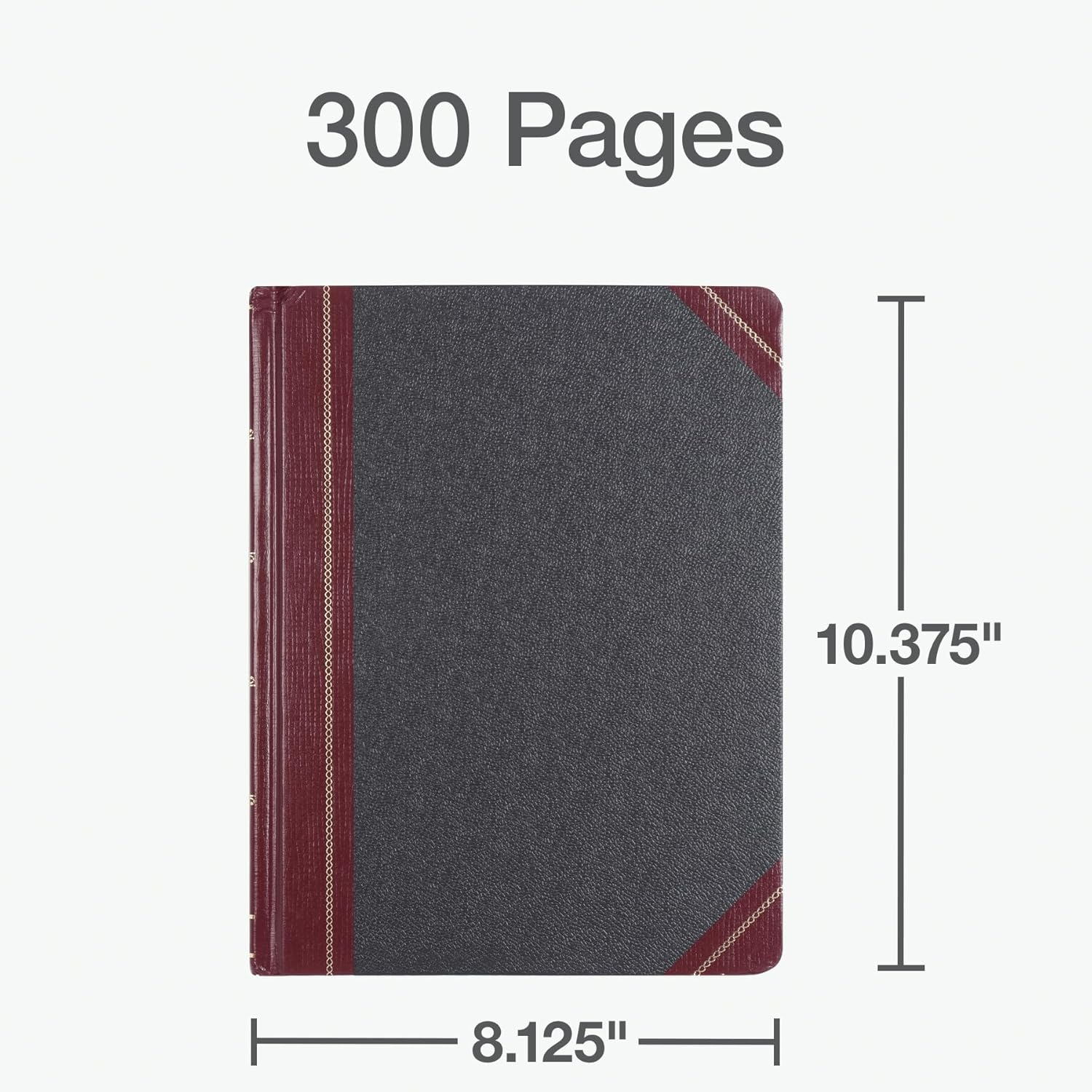 Boorum & Pease Record Book, Record Ruled, 10-3/8" X 8-1/8" Size, 300 Pages (21-300-R) image number 1