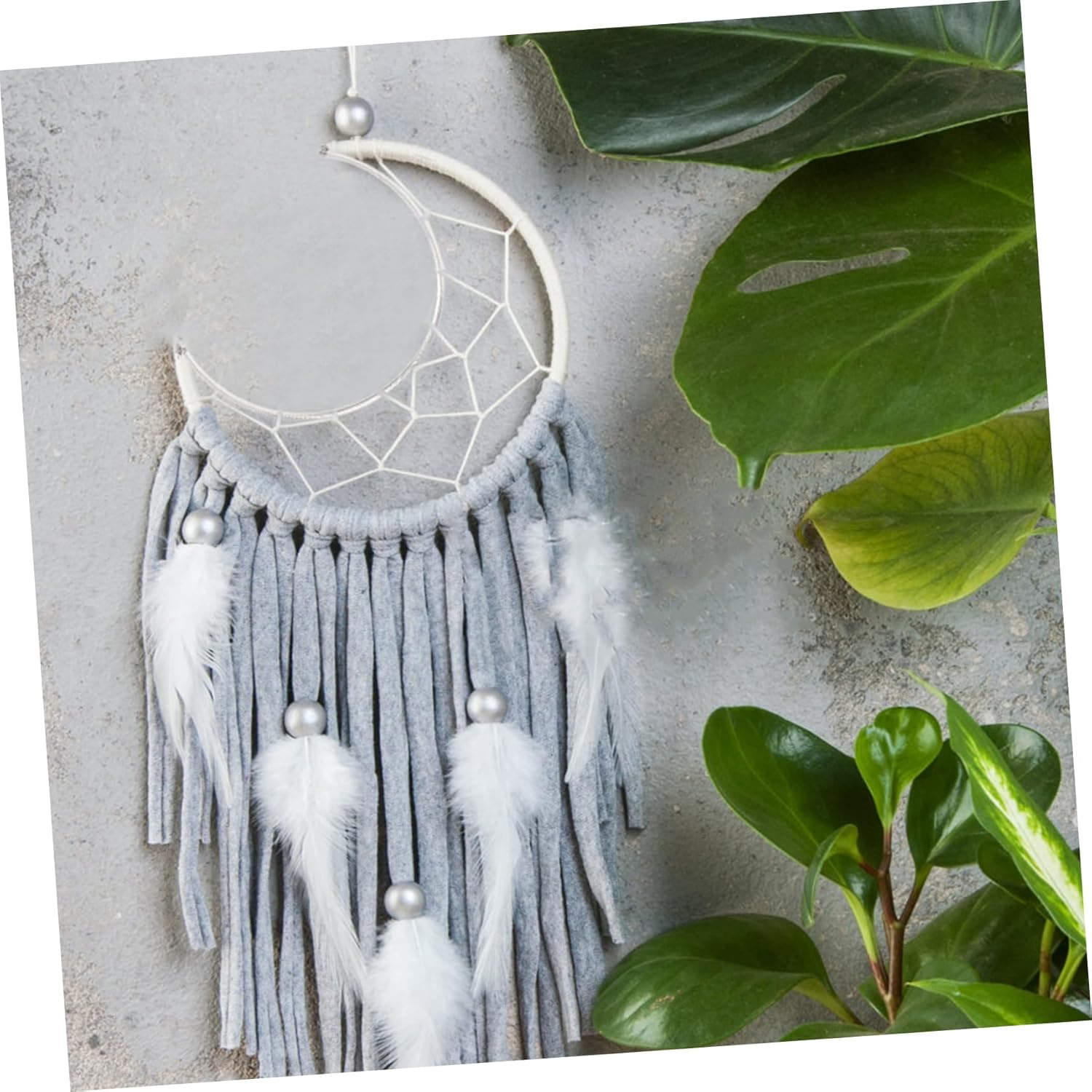 Moon Shaped Dreamcatcher Hoops DIY Craft Rings Iron Dream Catcher Decoration 10Pcs (5 Small + 5 Large) for Handmade Home D&eacute;cor Supplies image number 5