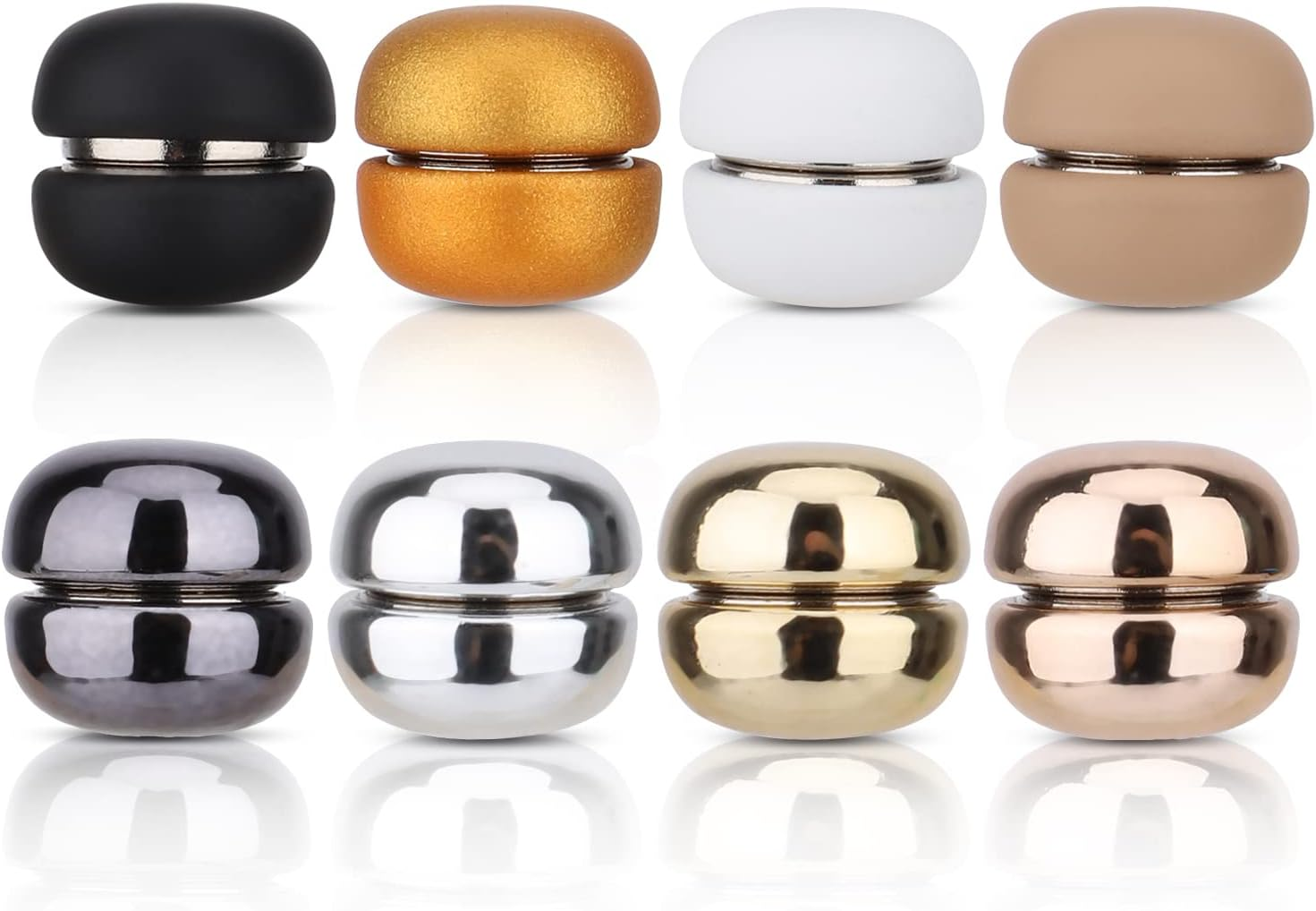 8PCS Multi-Purpose Magnetic Hijab Pins - Strong Pinless Scarf Clasp and Brooch for Women'S Hijabs, Scarves, and Clothes