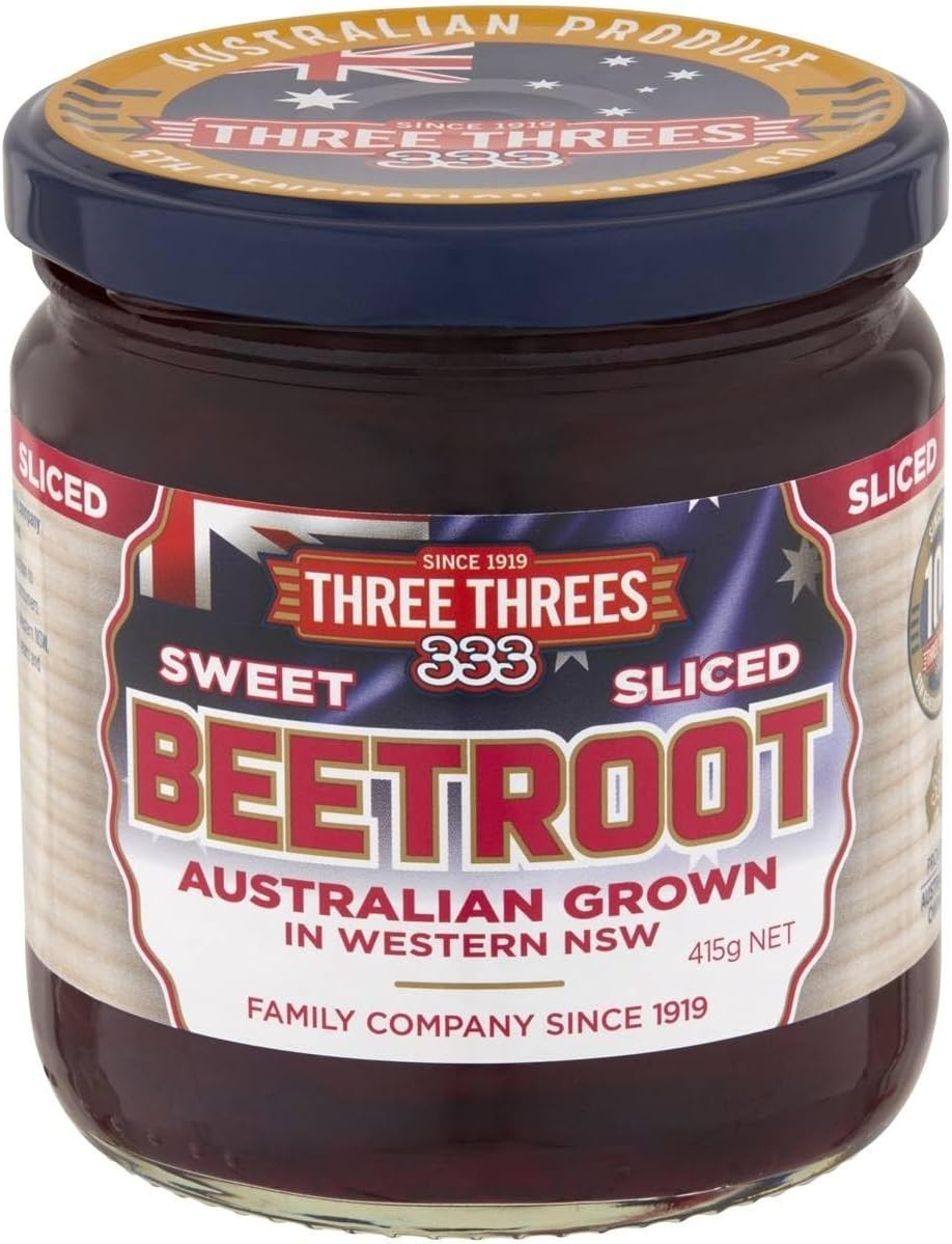 Three Threes Sweet Sliced Beetroot 415 G