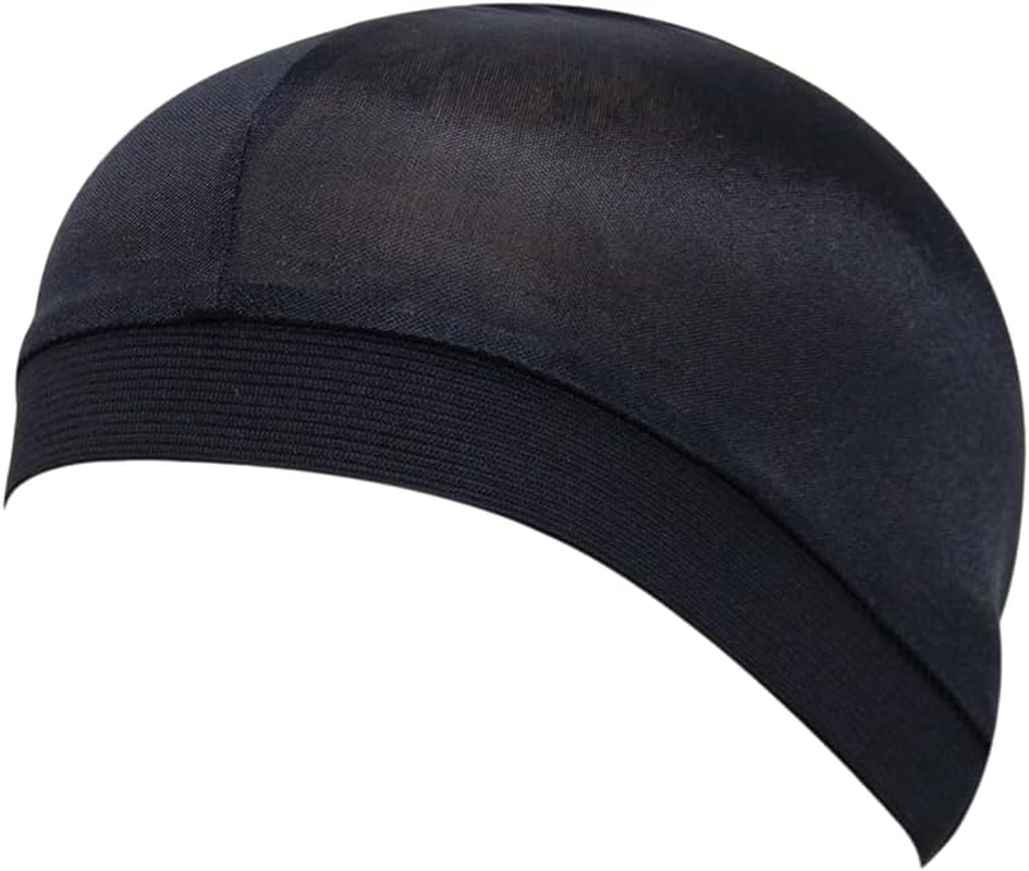 3PCS Wave Cap and 1PCS Silky Durag Soft Satin Do Rags for Men, Long Tail Doo Rag Good Compression Wave Caps Shower Cap Bath Accessories image number 3