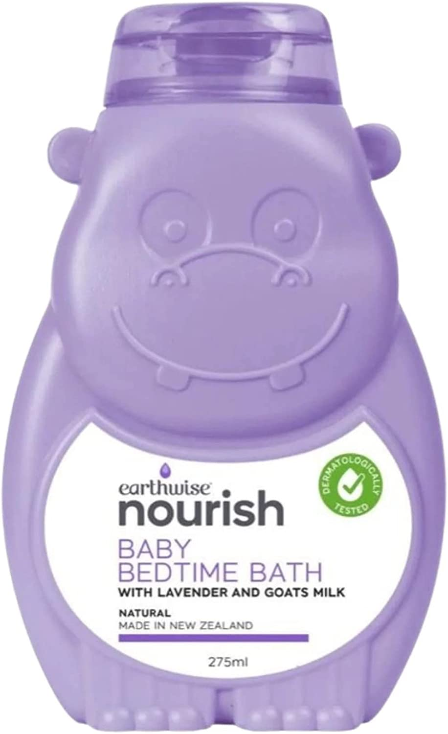 Naturely Nourish Hippo Baby Bedtime Bath 275Ml image number 1