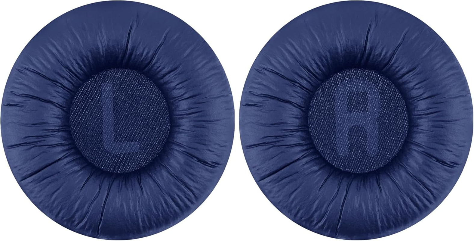 Geekria Quickfit Leatherette Replacement Ear Pads Compatible with JBL JR 300/ 300BT, T450BT, T500BT, Tune 500/ 500BT/ 510BT/ 520BT Headphones, Ear Cushions with Video Guide (Blue) image number 1