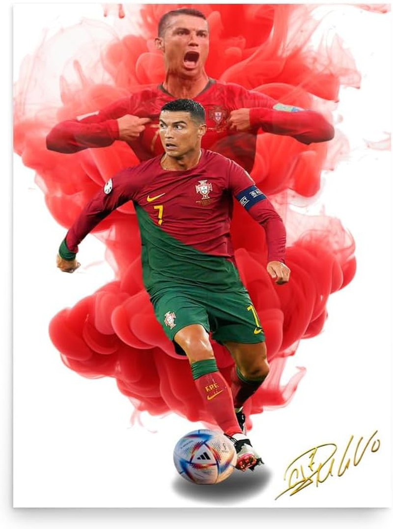 Artink Cristiano Ronaldo Poster Wall Art Canvas Print Poster Home Decor Canvas Poster Unframe: 16X24Inch(40X60Cm)