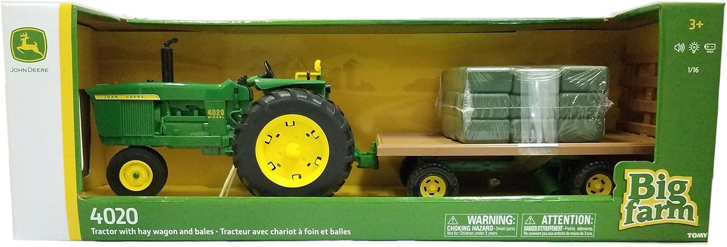 Tomy John Deere Farmin' Friends Vehicle 2 Pack, Tractor and Combine Harvester - 18 Months and over 47193 image number 1